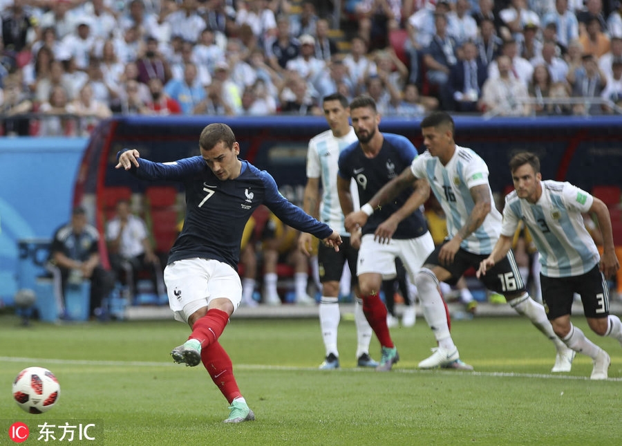姆巴佩封神之夜送别梅西 法国4-3对攻击败阿根廷晋级八强