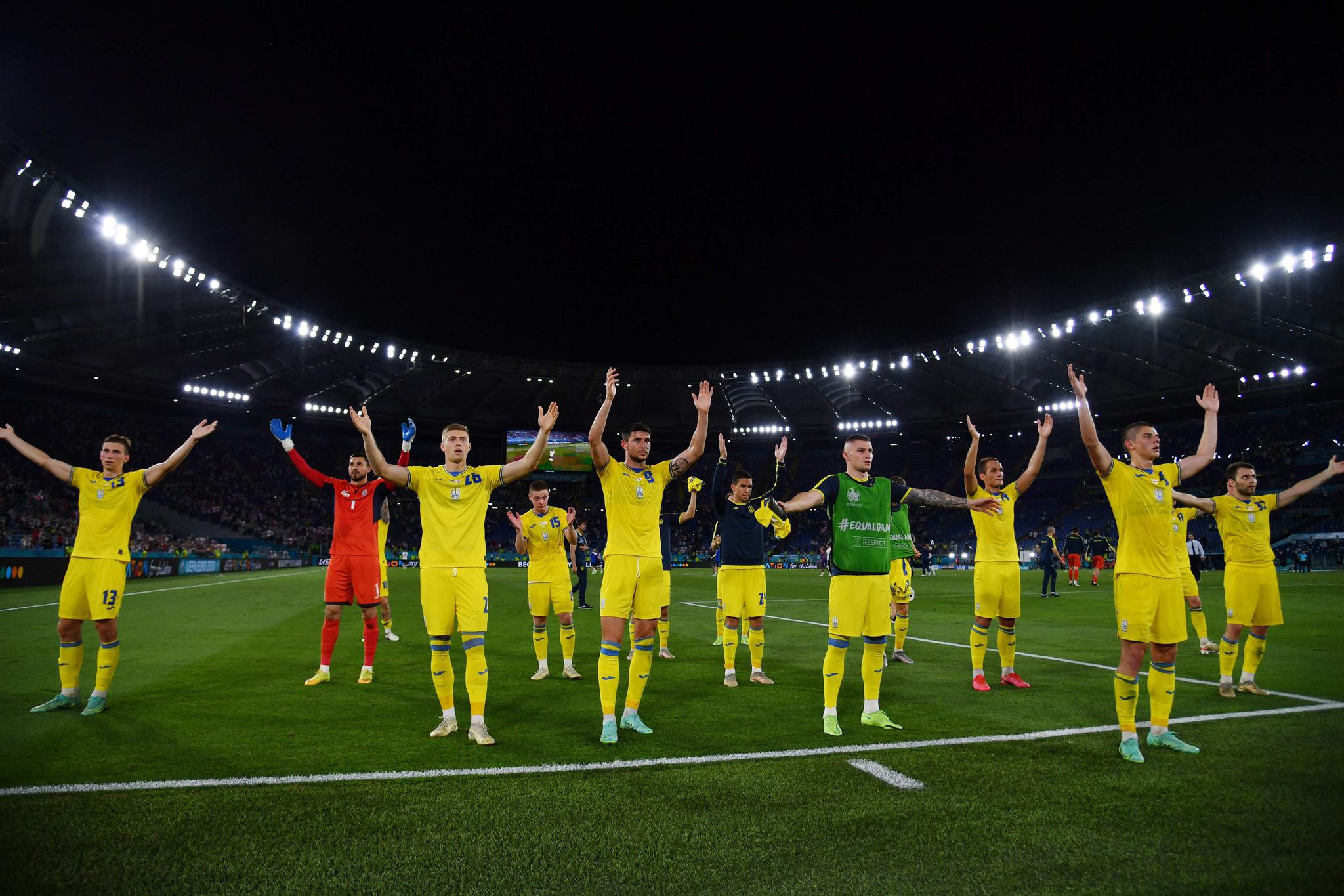 虽然0-4大败，但进入欧洲杯八强已经创造了乌克兰队的历史。